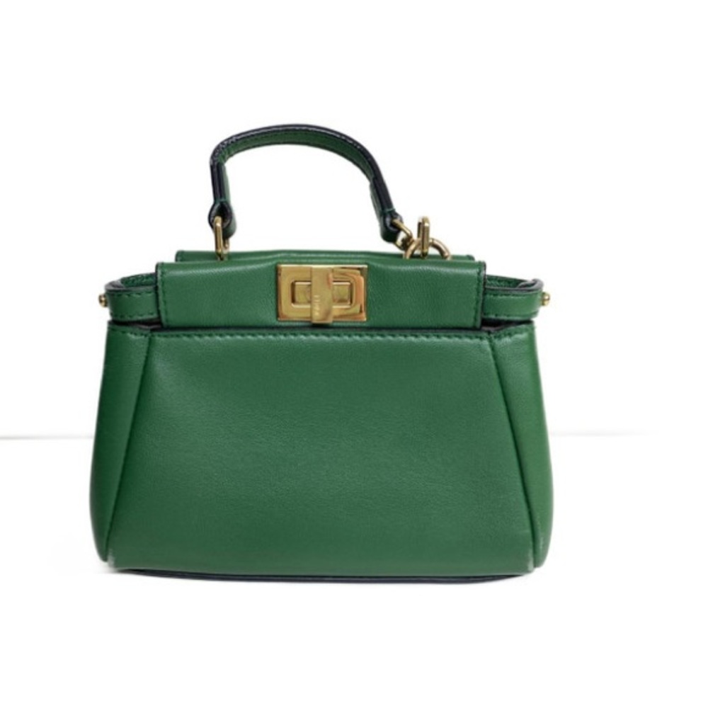 Fendi | Micro Peekaboo Bag - Kelly Green - Picture 4 of 16